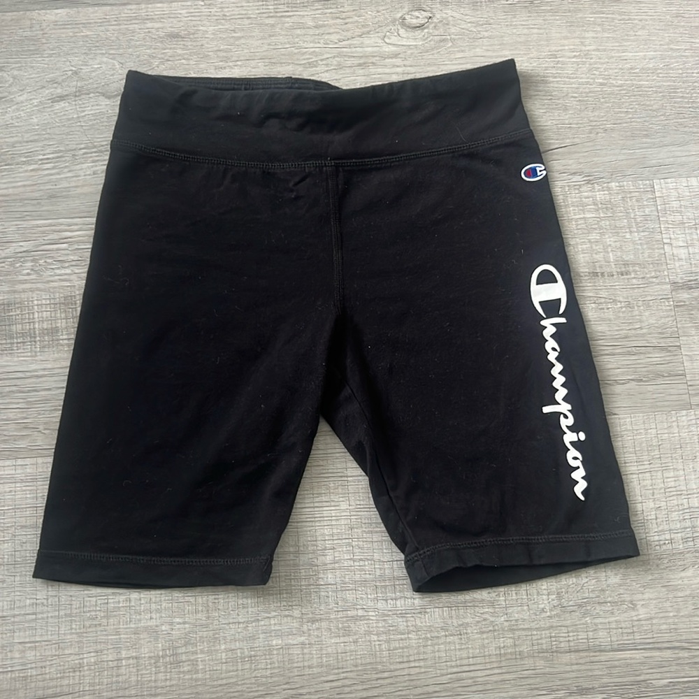 Used like new, kids large champion biker shorts.